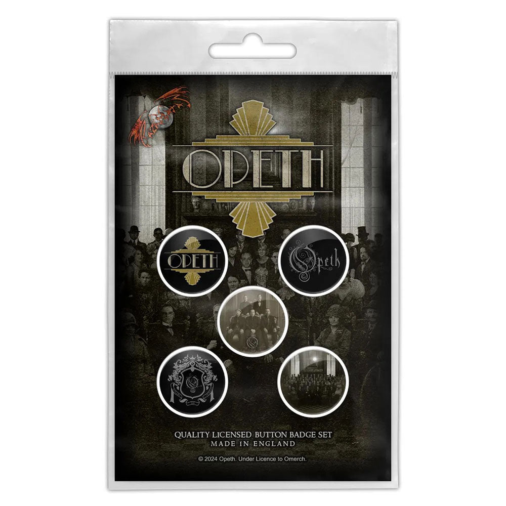Opeth Plastic Pin Badge - Alter Of Sacrifice | Buy Now For 9.99