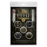 Opeth Plastic Pin Badge - Alter Of Sacrifice | Buy Now For 9.99