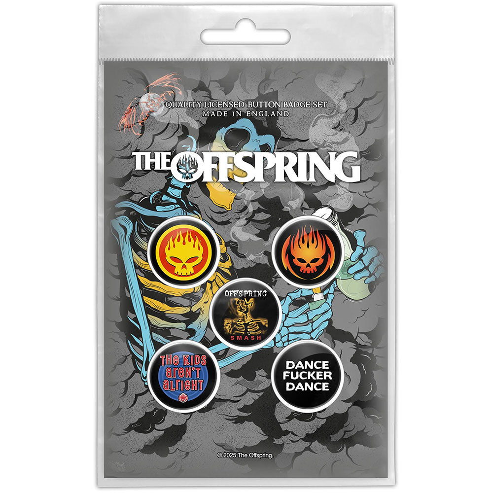Offspring Plastic Pin Badge - Red Light | Buy Now For 9.99