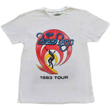 The Beach Boys White T Shirt - Surfer '83 Vtge