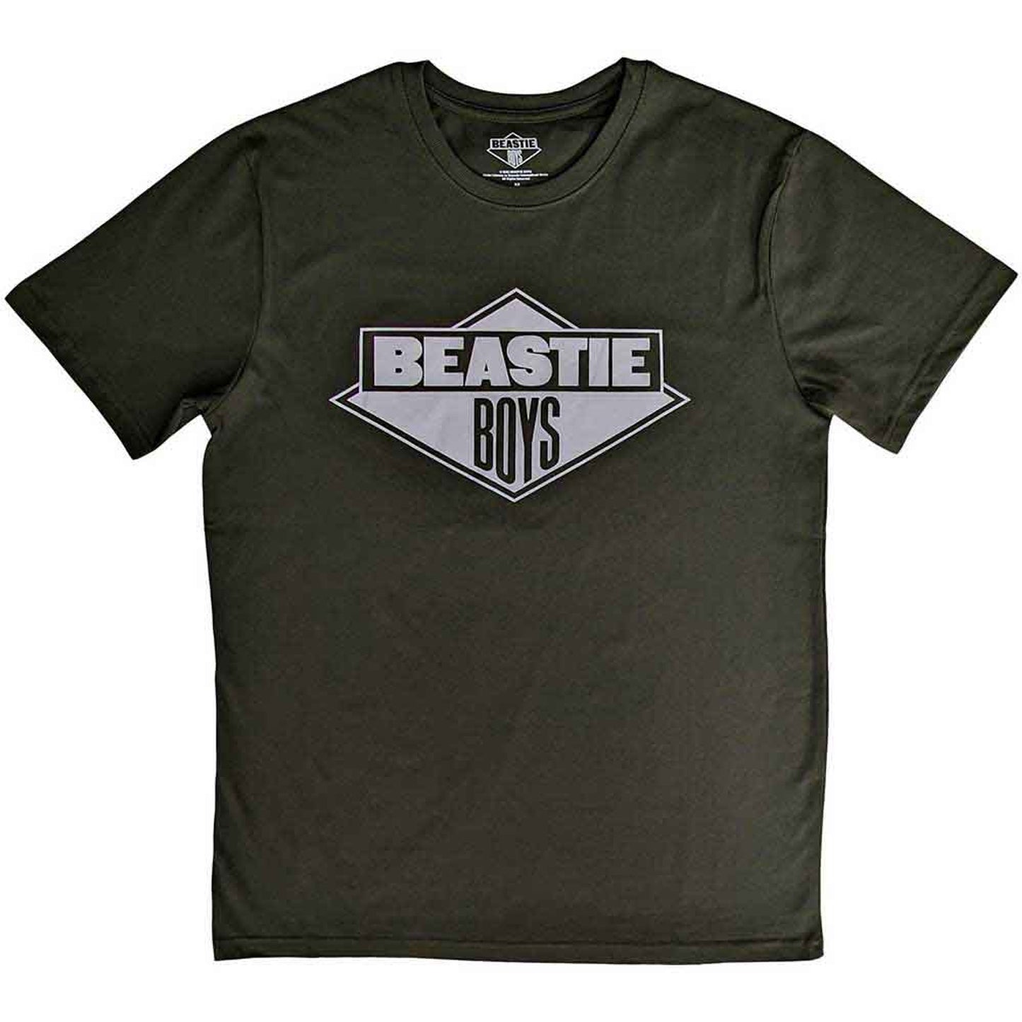 Beastie Boys Green T Shirt - B&W Logo
