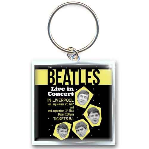 The Beatles Standard Keychains - Live In Concert