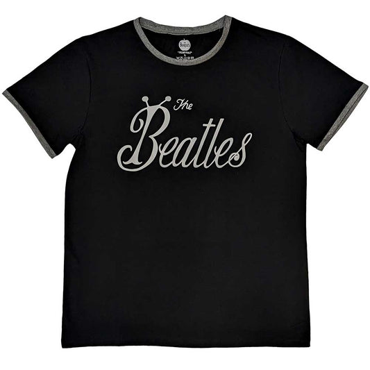 The Beatles T Shirt - Bug Logo Ringer