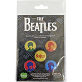 The Beatles Plastic Pin Badge - J,P,G&R Coloured