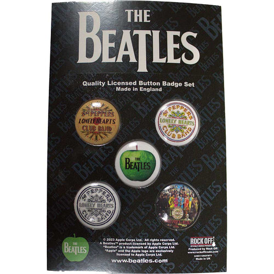 The Beatles Plastic Pin Badge - Sgt Pepper