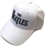 The Beatles Baseball Caps - Black Drop T Logo