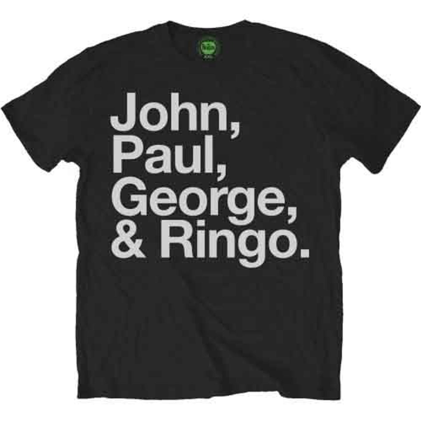 The Beatles Black T Shirt - John Paul George & Ringo
