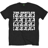 The Beatles T Shirt - Hard Days Night Faces Mono