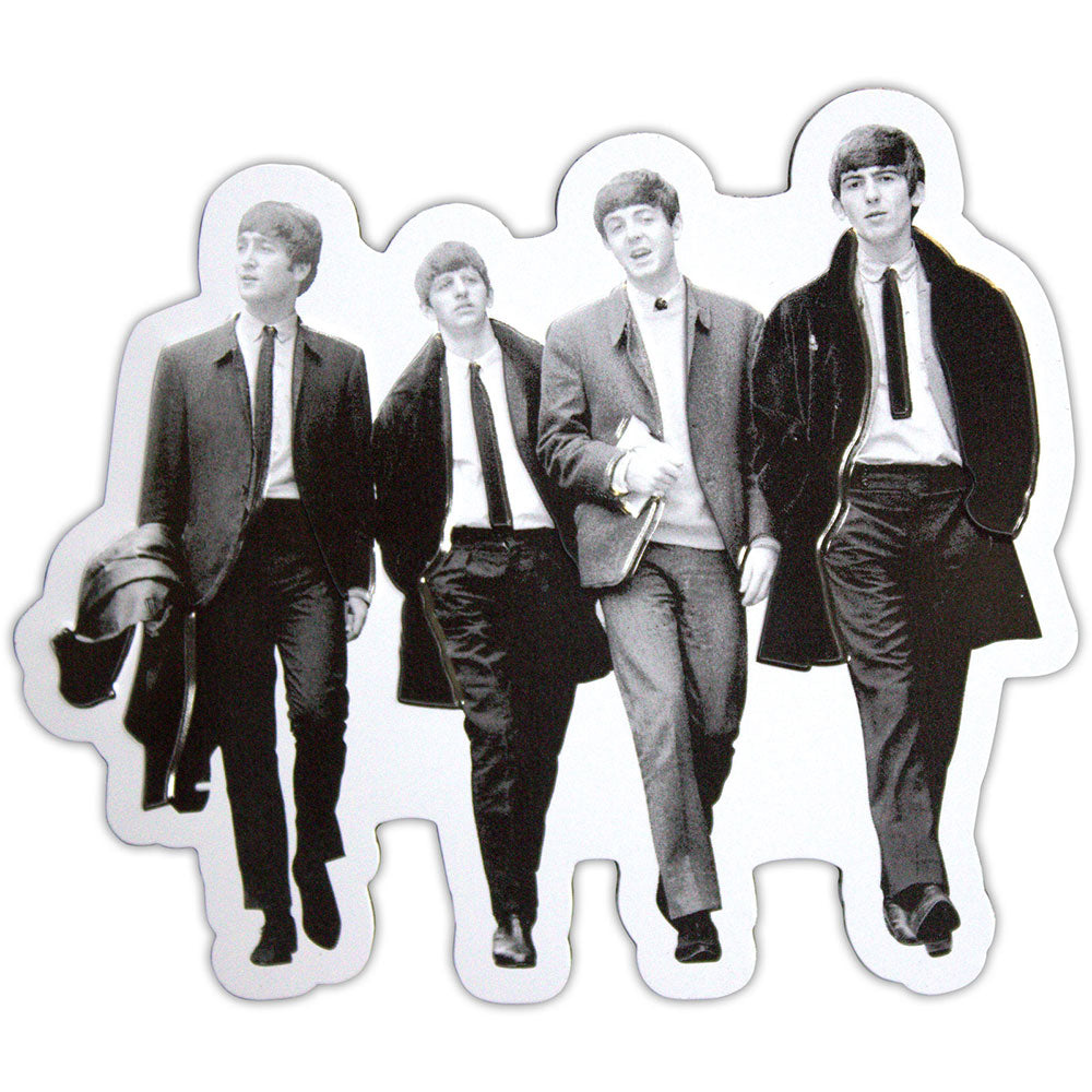 The Beatles Fridge Magnets - Walking In London Embossed