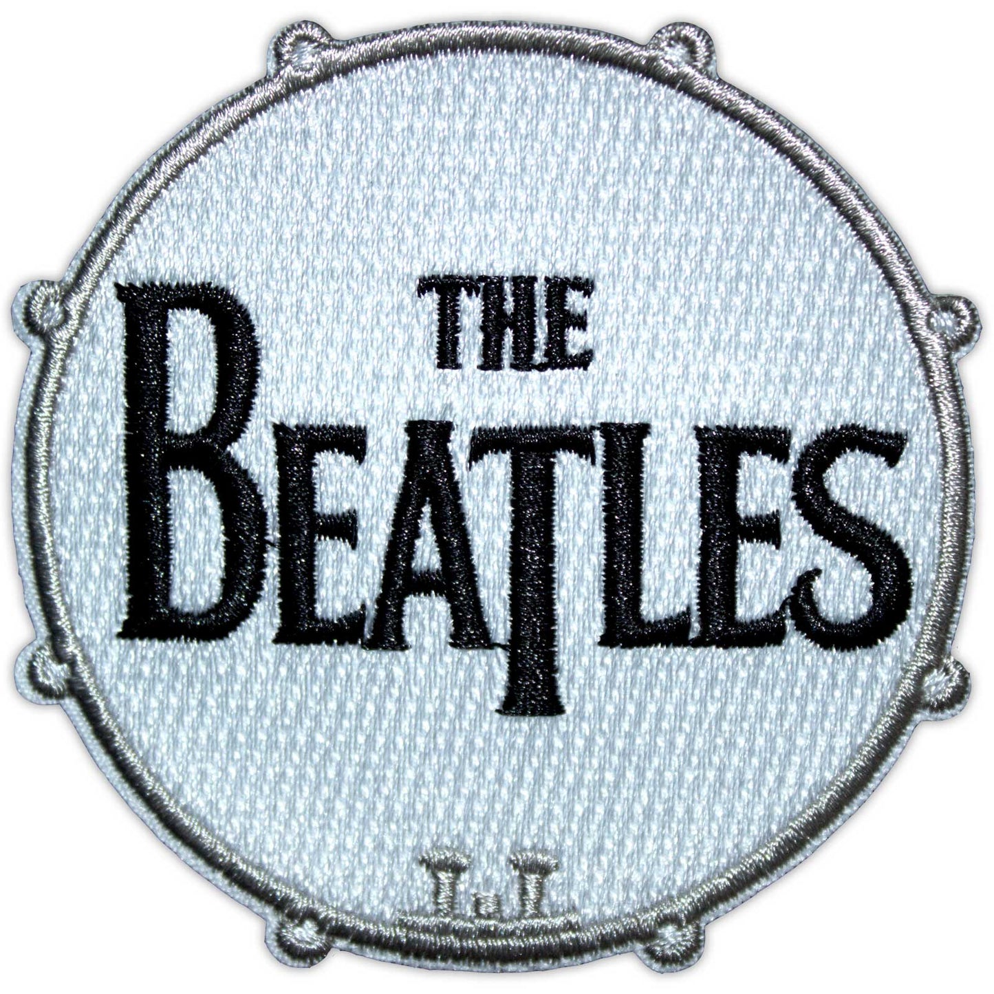 The Beatles Patches - Iron On - Drum Logo Large