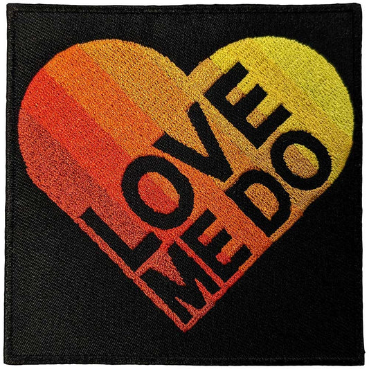 The Beatles Patches - Iron On - Love Me Do Gradient Heart