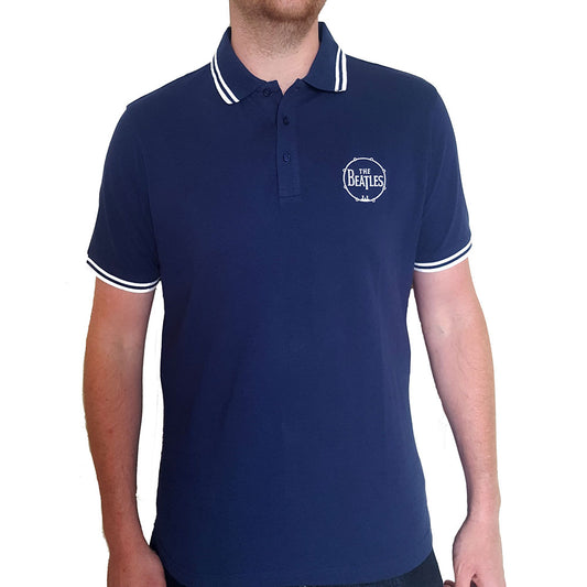 The Beatles Polo Shirt - Drum Logo | Buy Now For 24.99