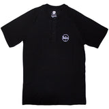 The Beatles Black T Shirt - Mini Drum Logo 3 Button
