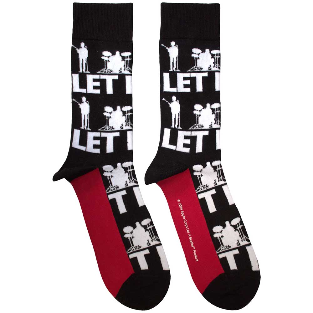 The Beatles Ankle Socks - Let It Be Silhouettes Repeat