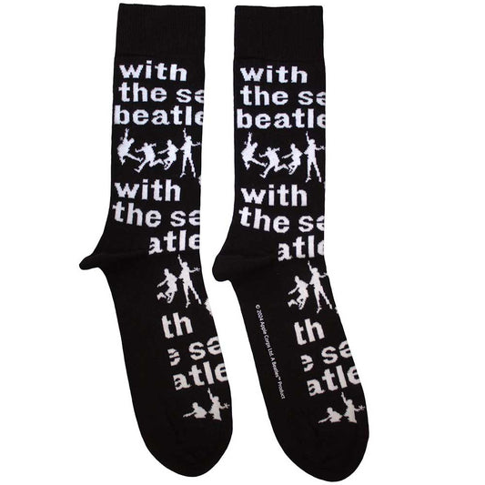 The Beatles Ankle Socks - With The Beatles Silhouettes Repeat
