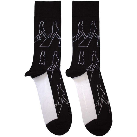 The Beatles Ankle Socks - Abbey Road Outlines