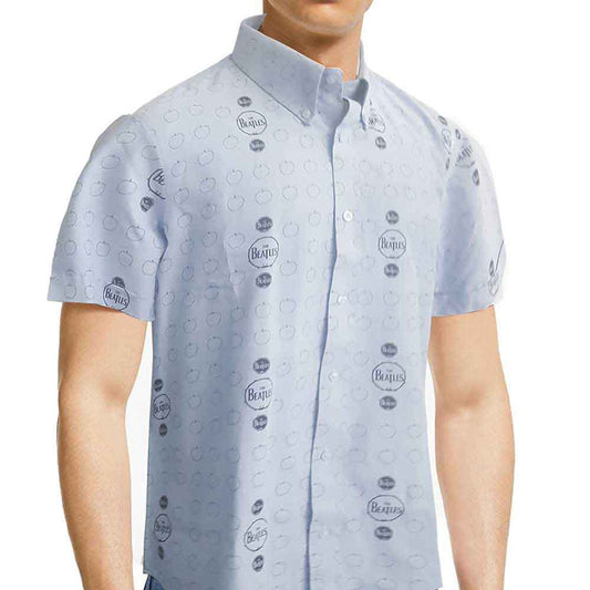 The Beatles Denim T Shirt - Drum & Apples