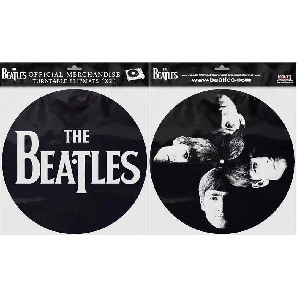 The Beatles Slipmat 2 Pack - Drop T Logo & Faces
