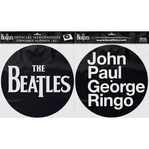 The Beatles Slipmat - 2 Pack - Drop T Logo & JPGR