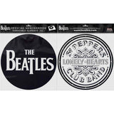 The Beatles Slipmat - 2 Pack - Drop T Logo & Sgt Pepper Drum