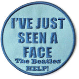 The Beatles Patches - Woven Sew On - I've Just Seen A Face
