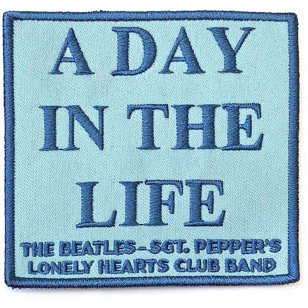 The Beatles Patches - Woven Sew On - A Day In The Life