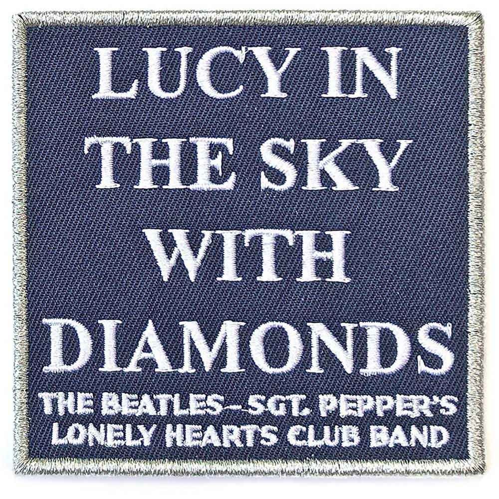 The Beatles Patches - Woven Sew On - Lucy In The Sky...