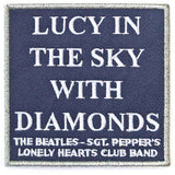 The Beatles Patches - Woven Sew On - Lucy In The Sky...