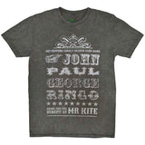 The Beatles T Shirt - Mr Kite Snow Wash