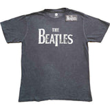 The Beatles Charcole T Shirt - Drop T Logo Snow Wash