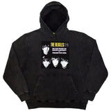 The Beatles Stone Wash Pullover Hoodie - VJ Sercret Sleeve Stone Wash