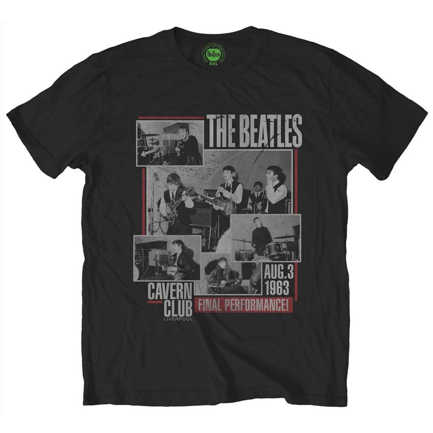 The Beatles Black T Shirt - Final Performance