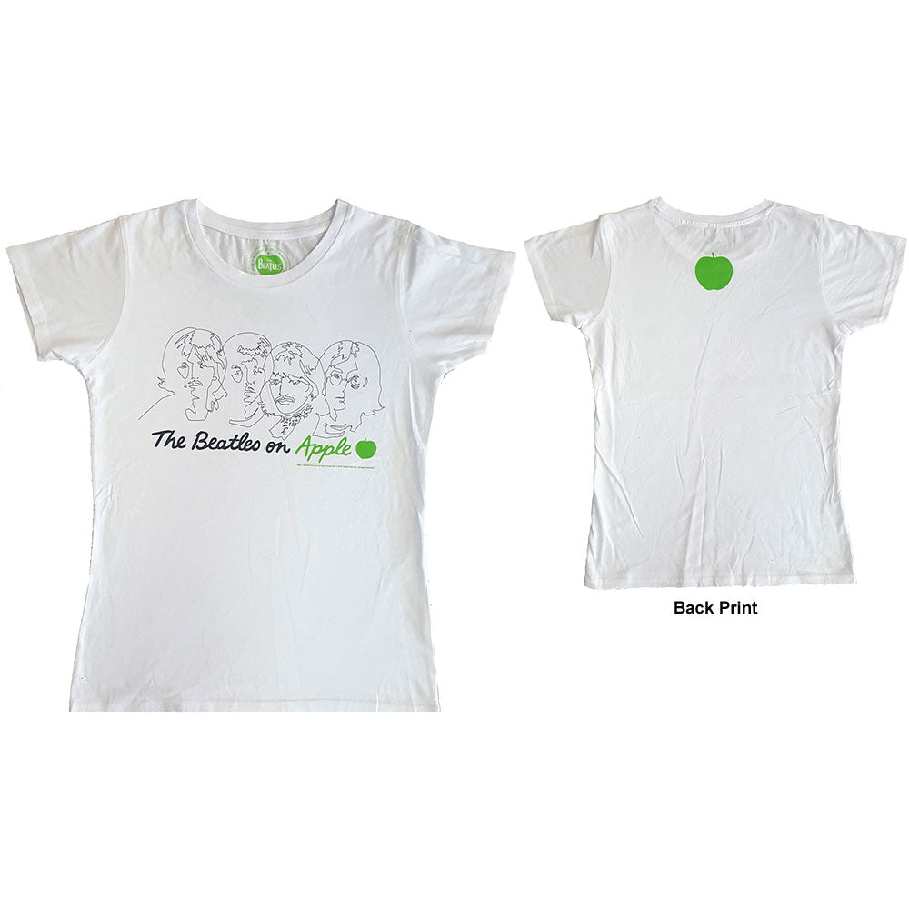 The Beatles Women's T Shirt - On Apple | Buy Now For 9.99