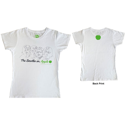 The Beatles Women's T Shirt - On Apple | Buy Now For 9.99