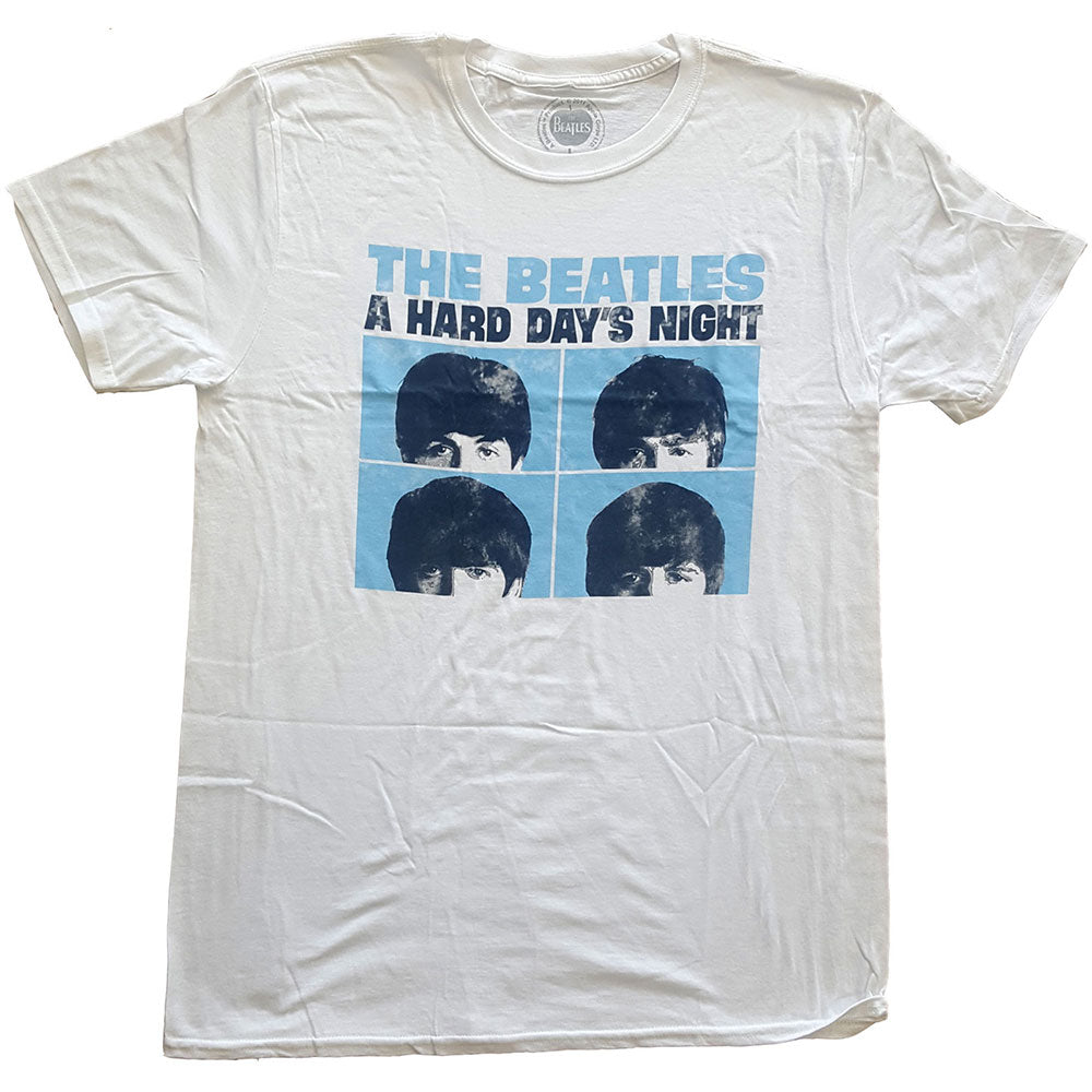 The Beatles T Shirt - Hard Days Night Pastel