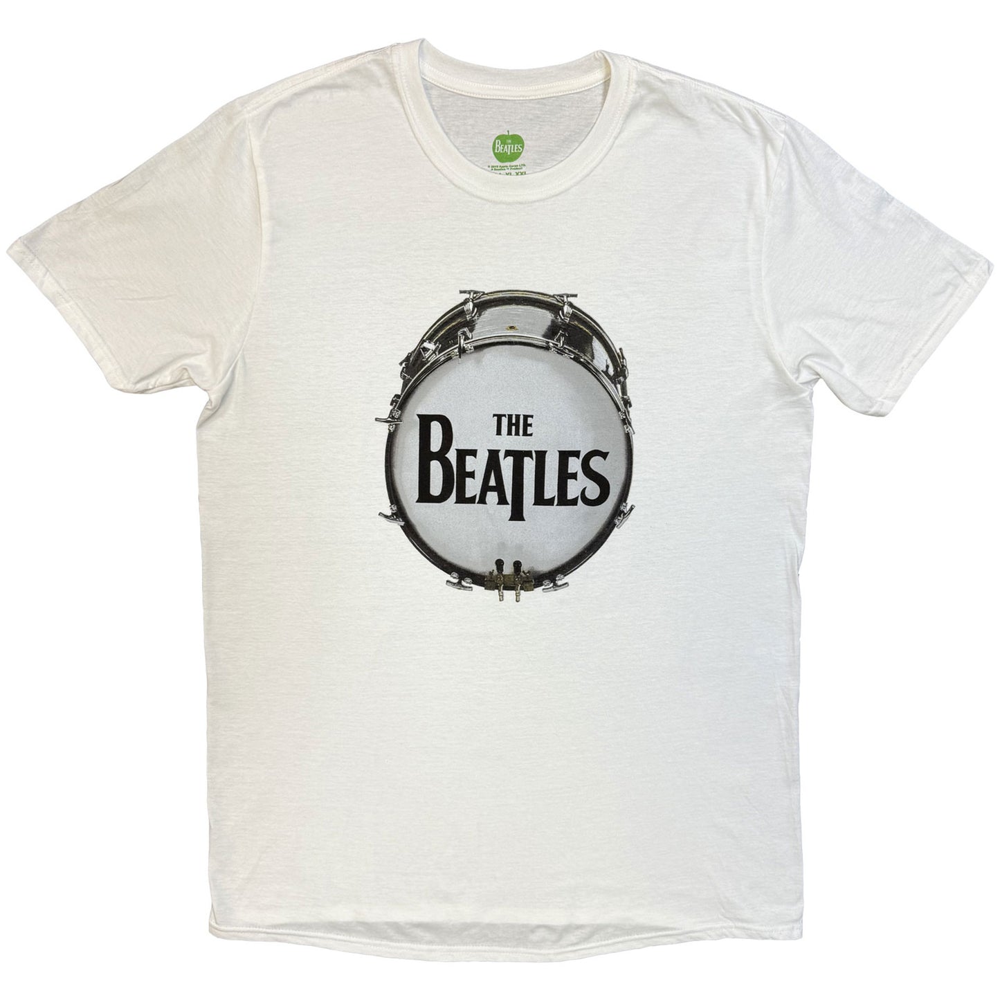 The Beatles White T Shirt - Original Drum Skin