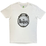 The Beatles White T Shirt - Original Drum Skin