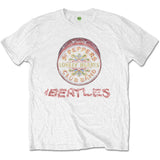 The Beatles T Shirt - Flowers Logo & Drum