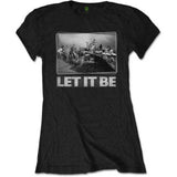 The Beatles Woman's T Shirt - Let It Be Studio