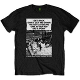 The Beatles Black T Shirt - Rooftop Songs