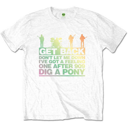 The Beatles T Shirt - Get Back Gradient | Buy Now For 24.99