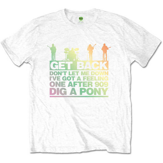 The Beatles T Shirt - Get Back Gradient | Buy Now For 24.99