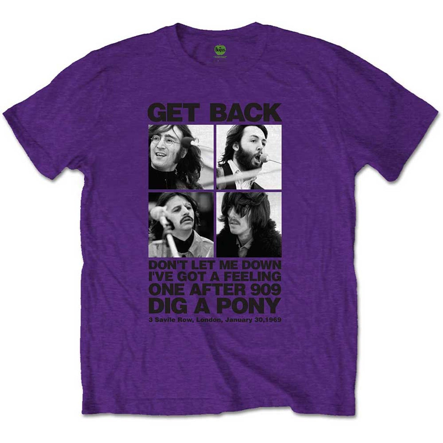 The Beatles Purp T Shirt - 3 Savile Row