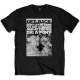 The Beatles Black T Shirt - Rooftop Shot