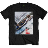 The Beatles Black T Shirt - Get Back Poster