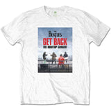 The Beatles White T Shirt - Rooftop Concert