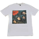 The Beatles White T Shirt - Rubber Soul Album Cover
