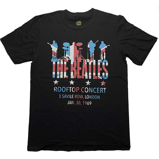 The Beatles T Shirt - Rooftop Flag