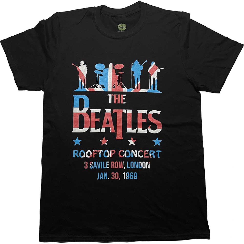 The Beatles T Shirt - Drop T Rooftop Flag