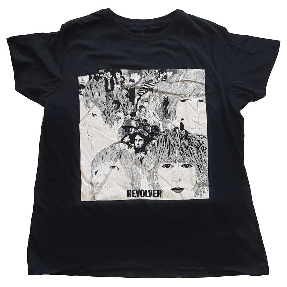 The Beatles Woman's T Shirt - Revolver Album Cover